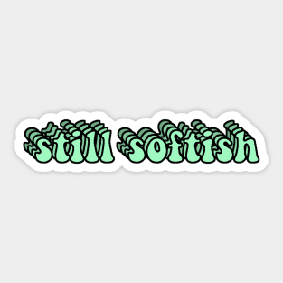 Mint Green Still Softish Sticker Sticker